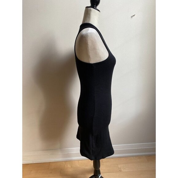 BP Black Ribbed Racerback Tank Mini Dress BNWOT Sz Xsmall - Picture 2 of 5